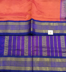 Pure silk cotton Korvai 12yardz