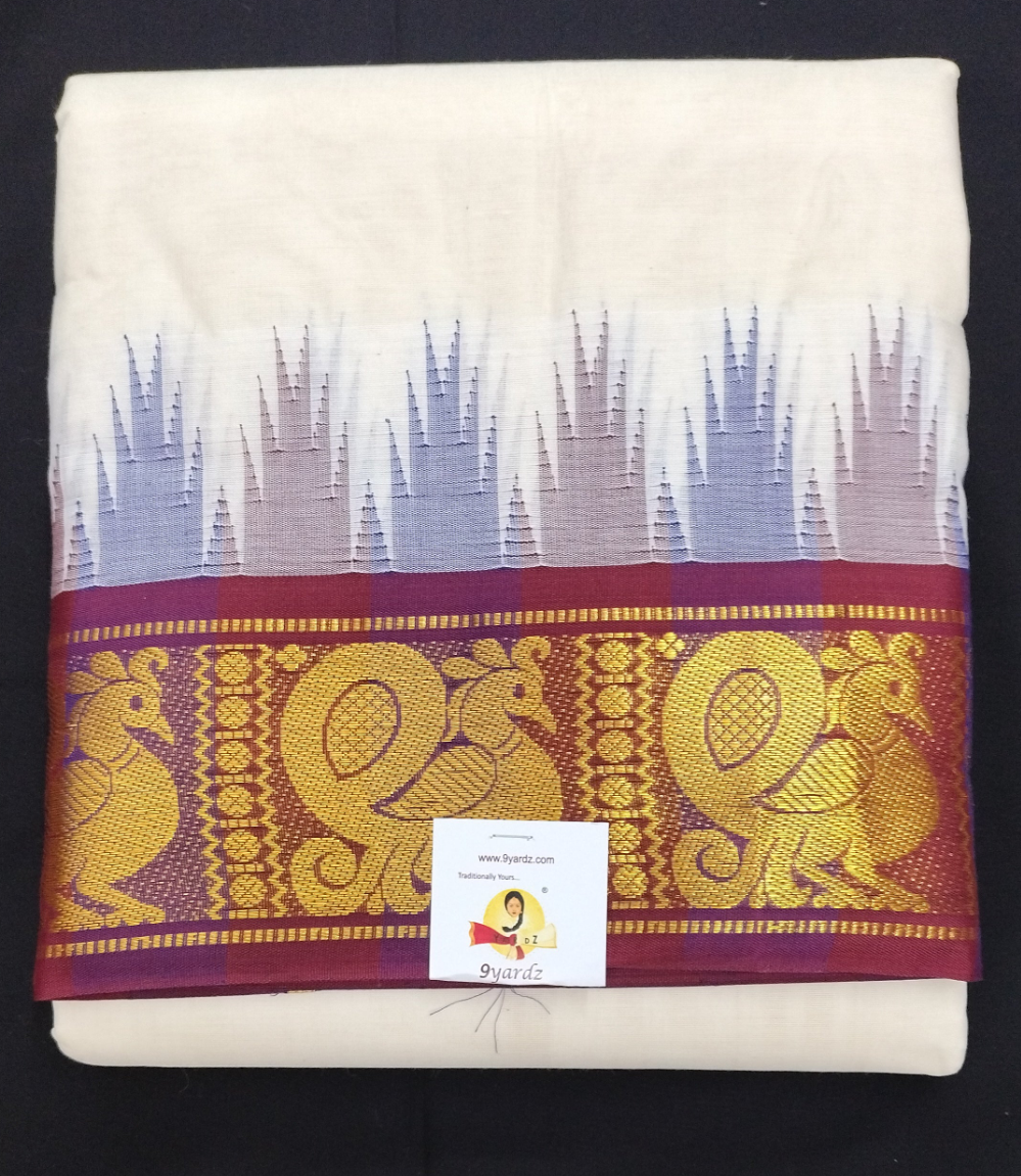 Pure cotton Muhurtham dhoti 10*6