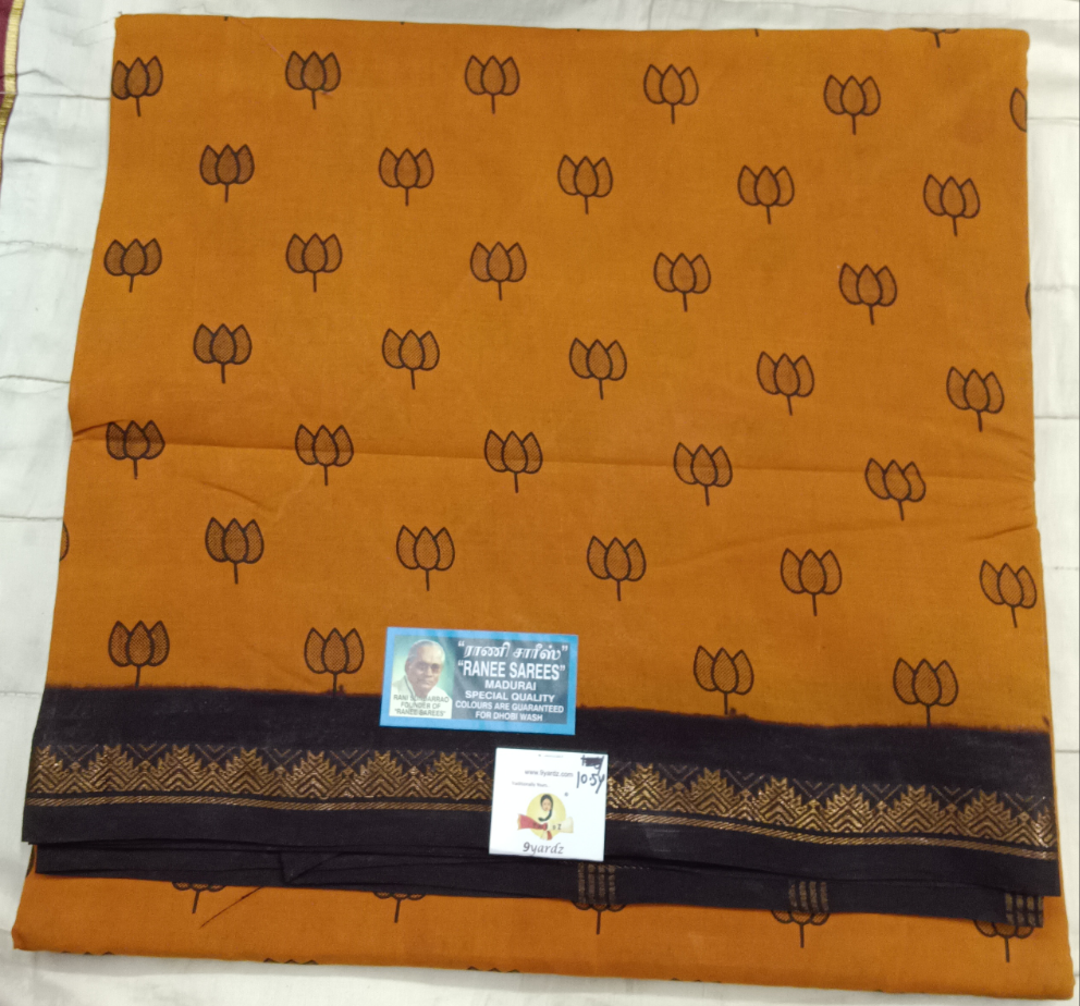 Ranee voyal saree 10.5yardz(9.5mtrs)