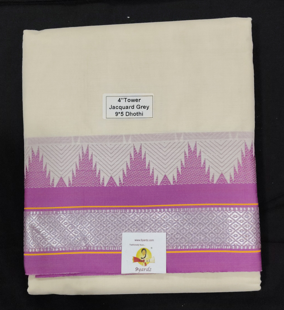 Cotton Dhothi Jacquard 9*5