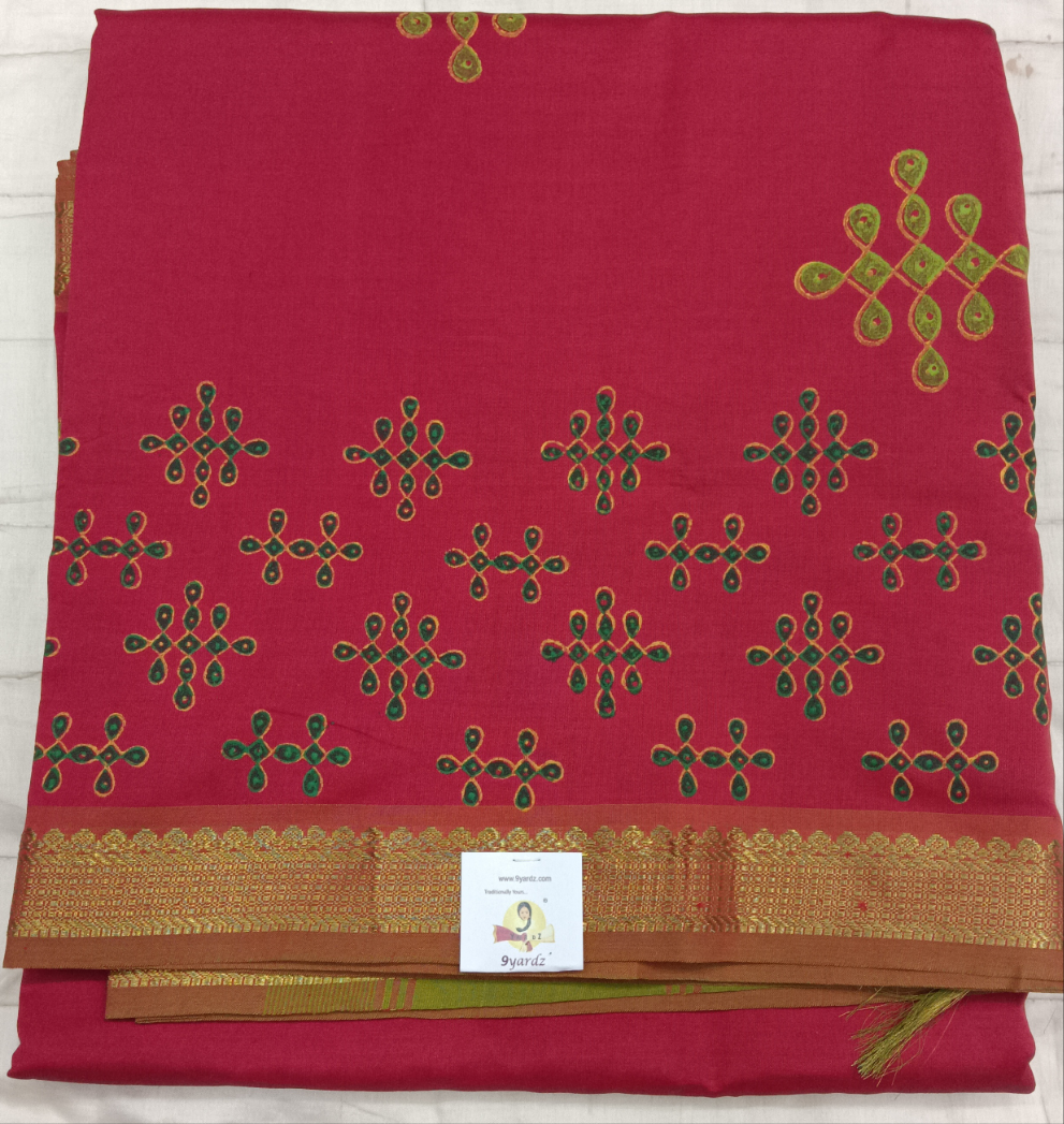 Semi Silk cotton printed Madisar