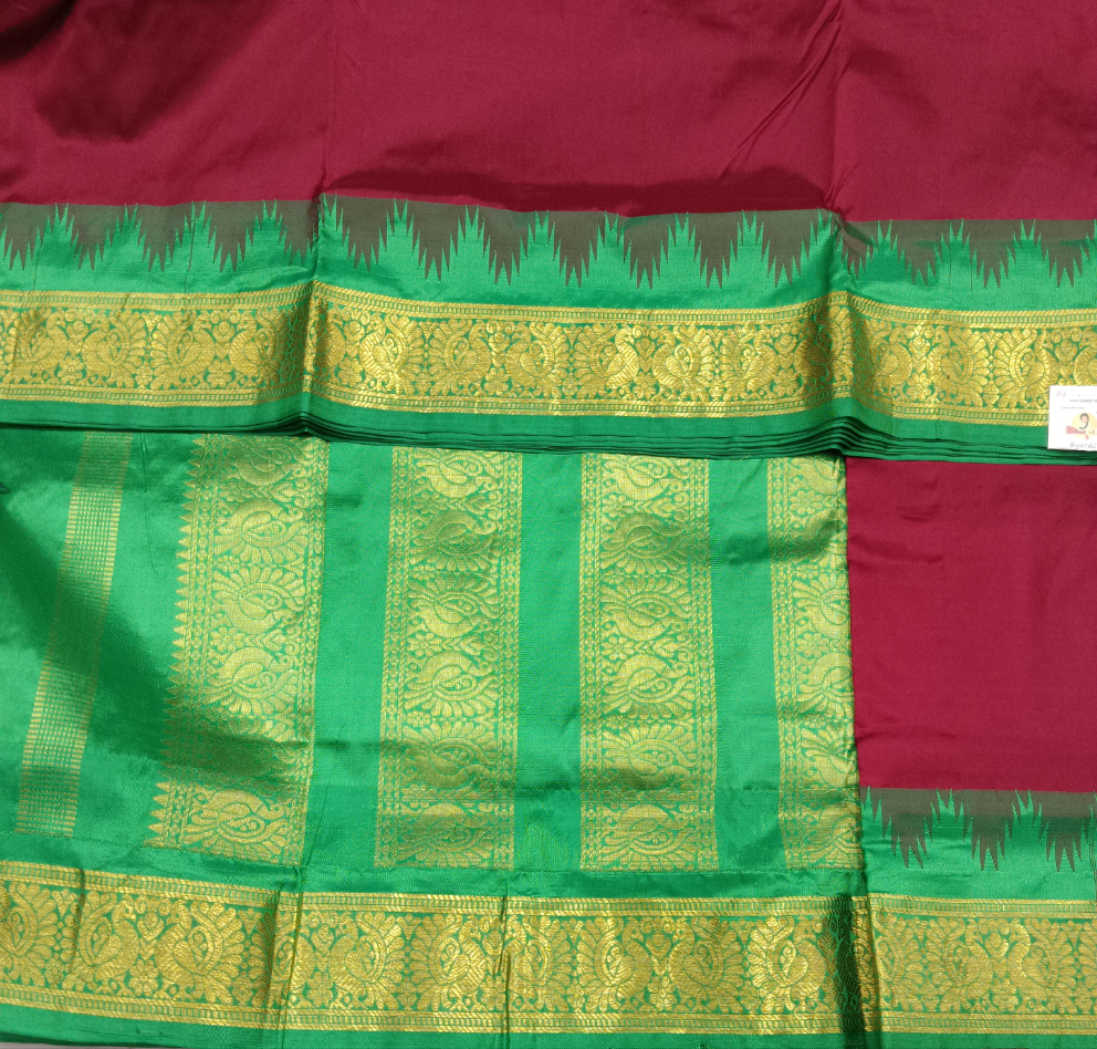 Pure silk 11yardz  saree