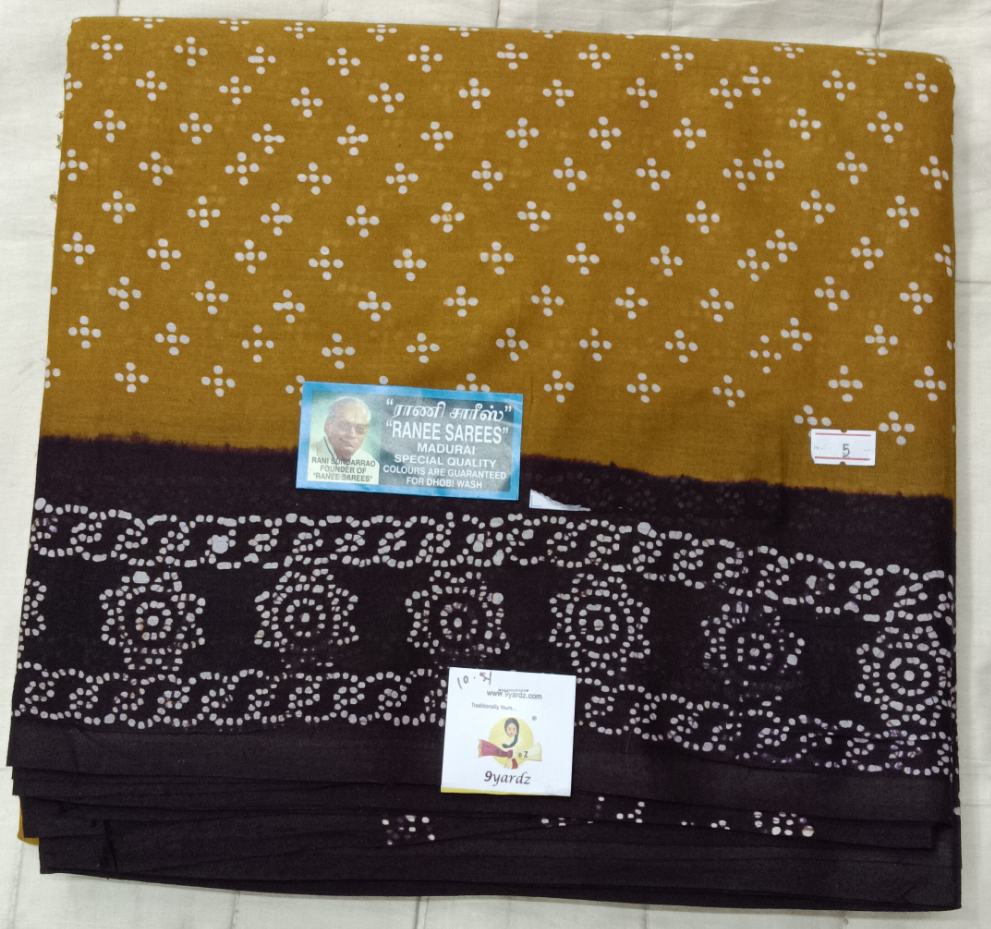 Ranee voyal saree 10.5yardz(9.5mtrs)