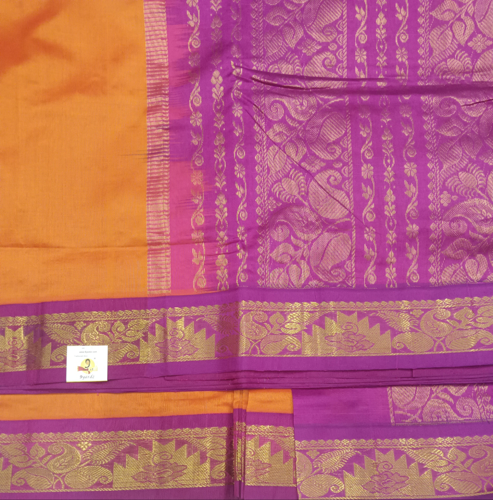 Semi Silk cotton Korvai Madisar