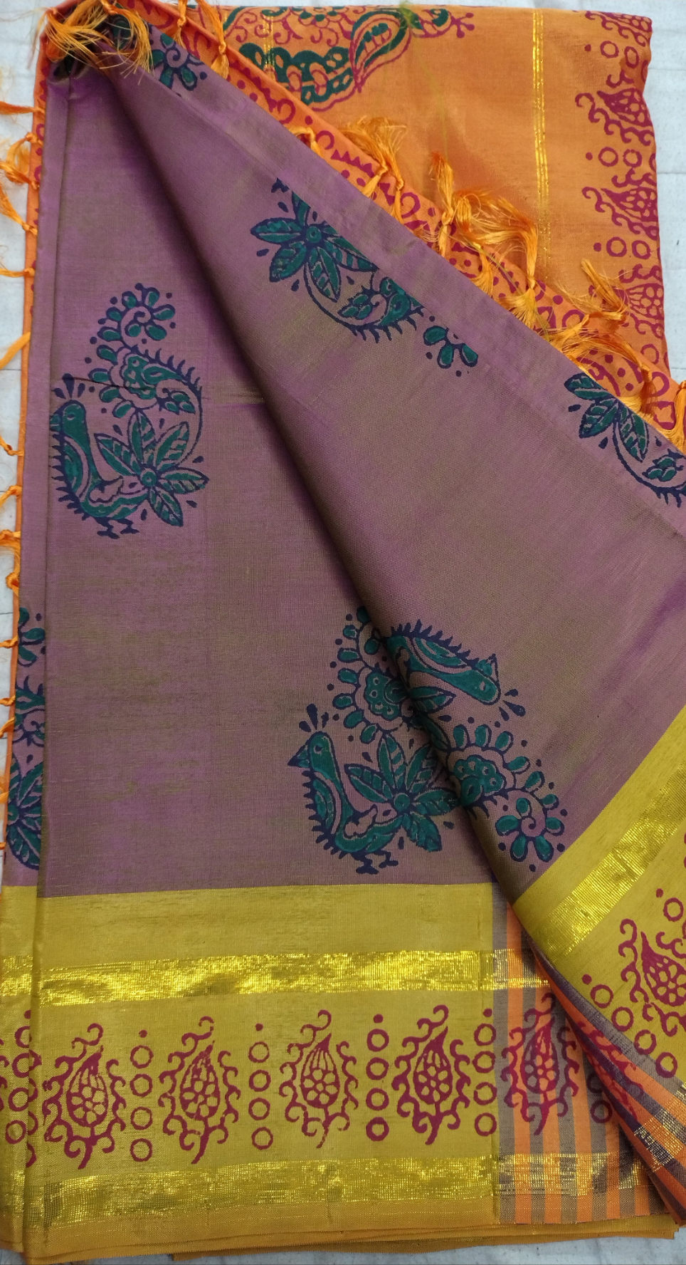 Chinallampattu printed madisar 10yardz