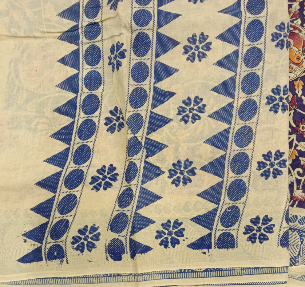 Sungudi cotton 10.5yards 49"
