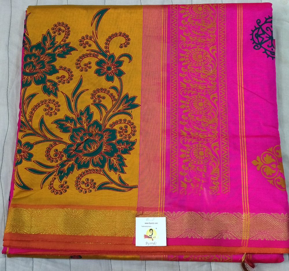 Semi Silk cotton printed 10yardz Madisar