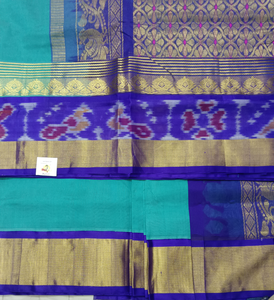 Korvai Silk Cotton Pochampalli 10yardz