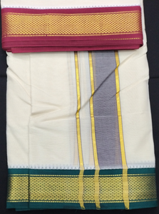 Pure cotton Muhurtham dhoti 10*6 9kann