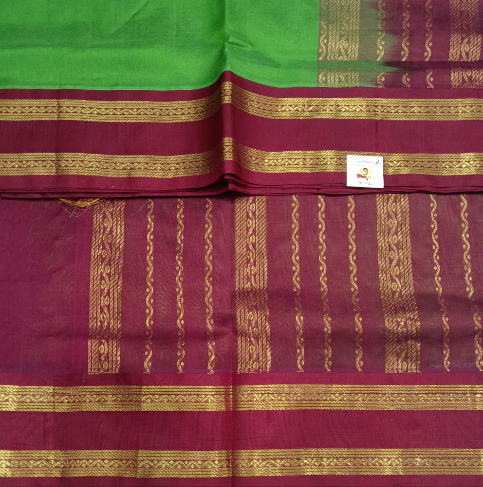 Pure silk cotton -Korvai 10yards madisar
