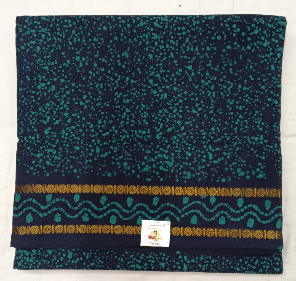 Sungudi Spray Printed 10.5 yards