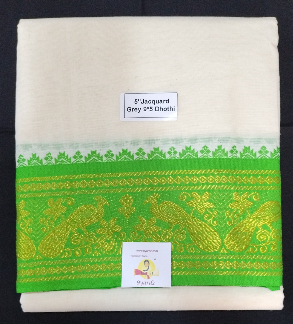 Cotton Dhothi Jacquard 9*5