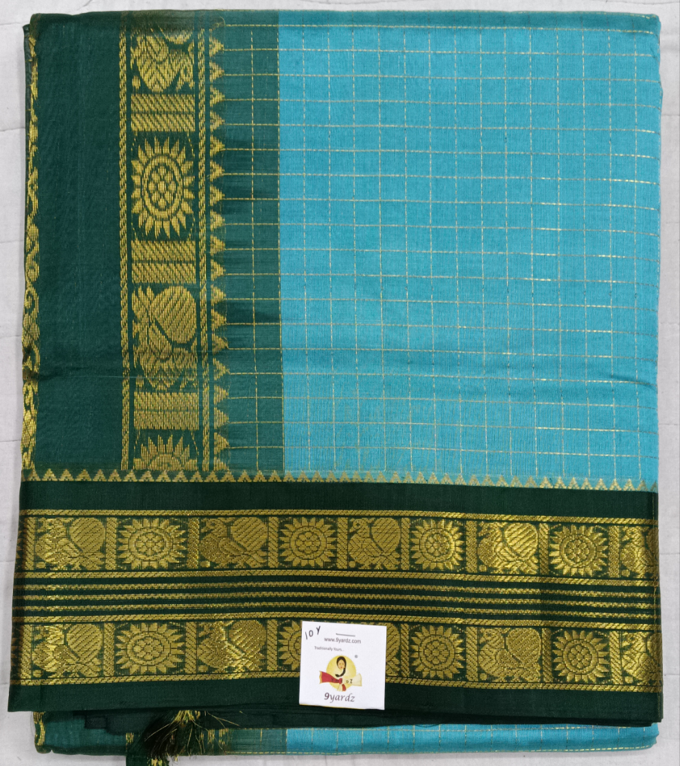 Korvai Silk Cotton madisar 10yardz