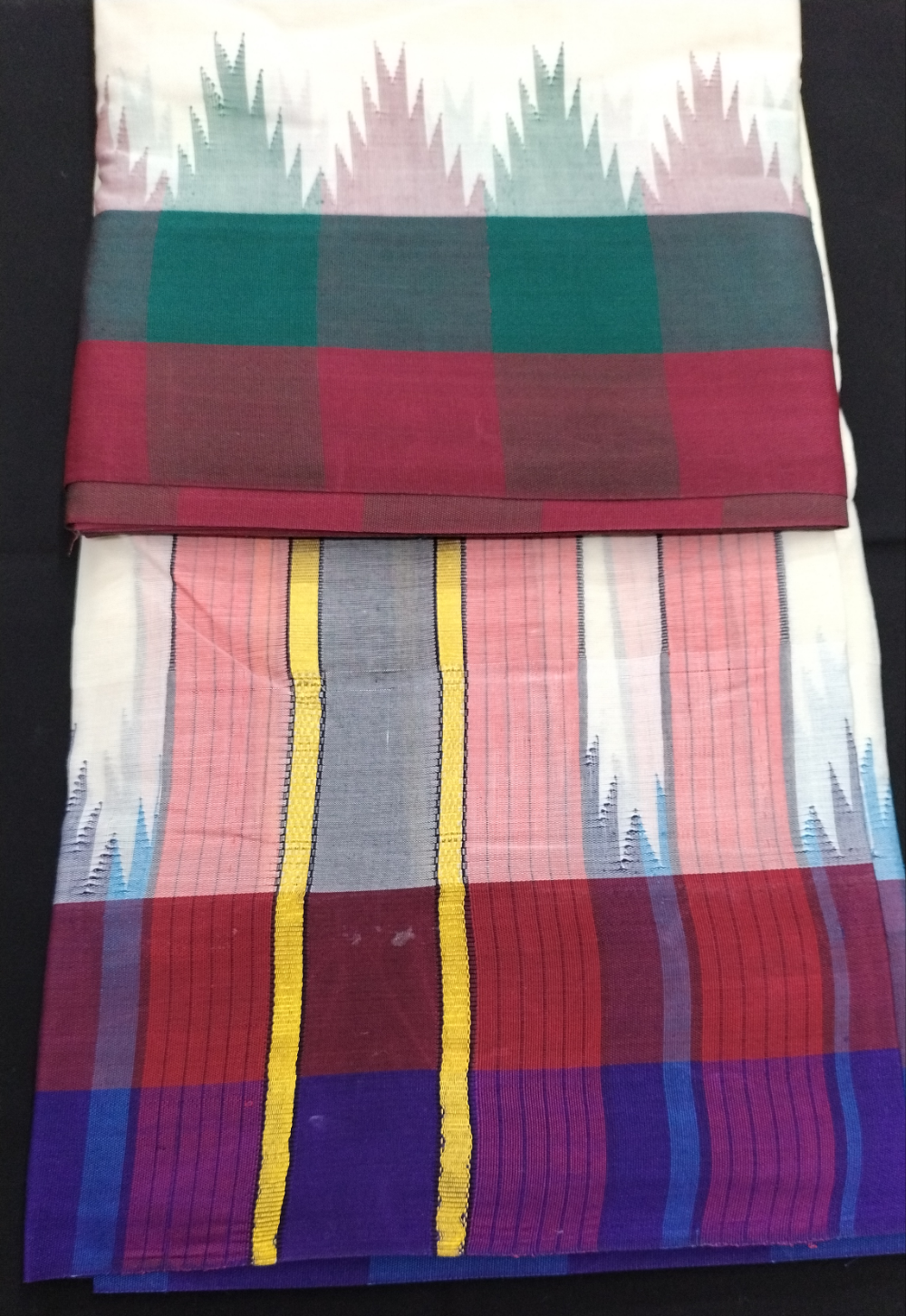Pure cotton Muhurtham dhoti 10*6KM
