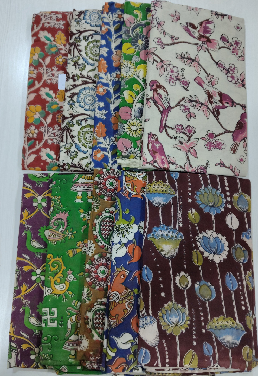 Navarathri special Kalamkari blouse bits