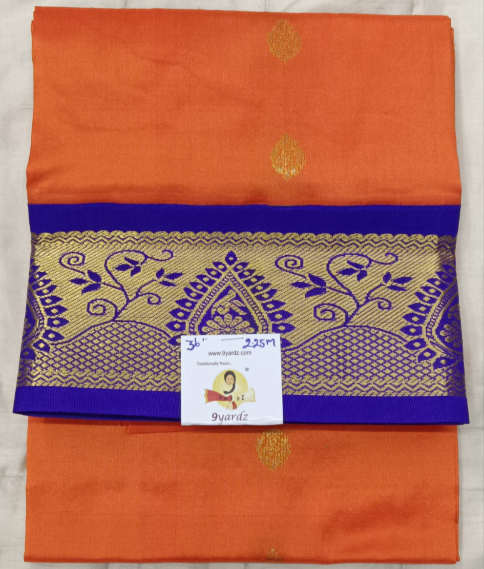 Pattu Pavadai Pure silk 34"