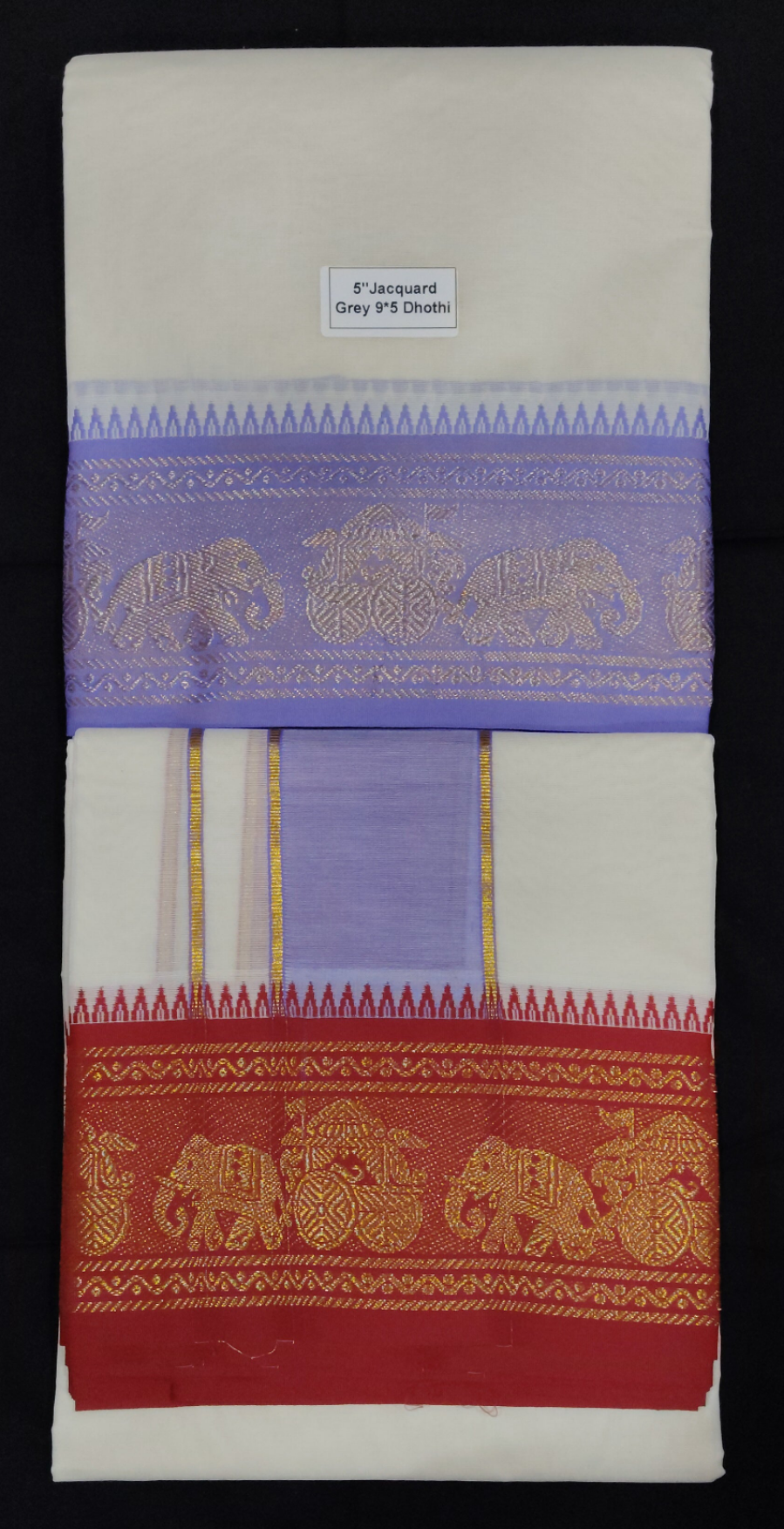 Cotton Dhothi Jacquard 9*5