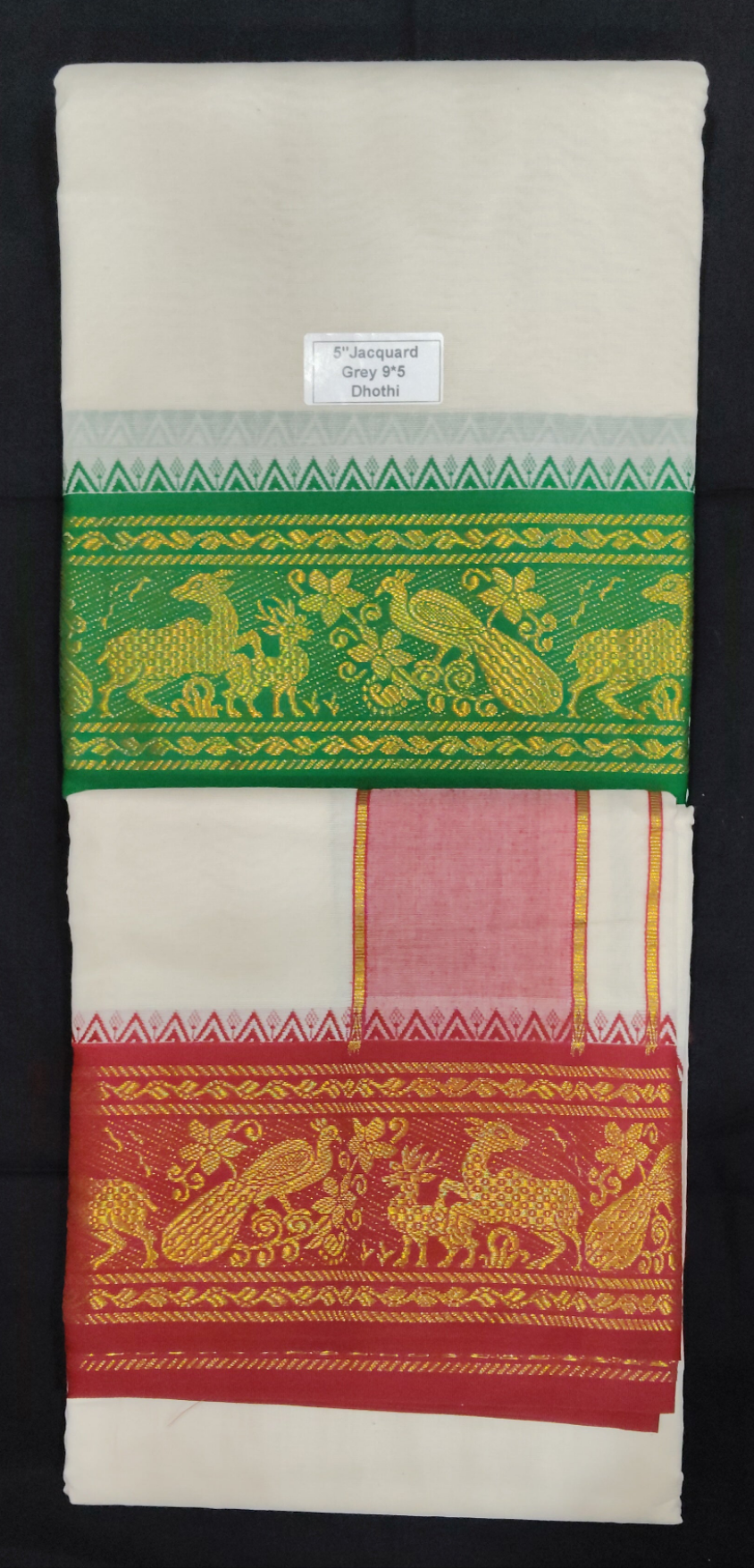 Cotton Dhothi Jacquard 9*5