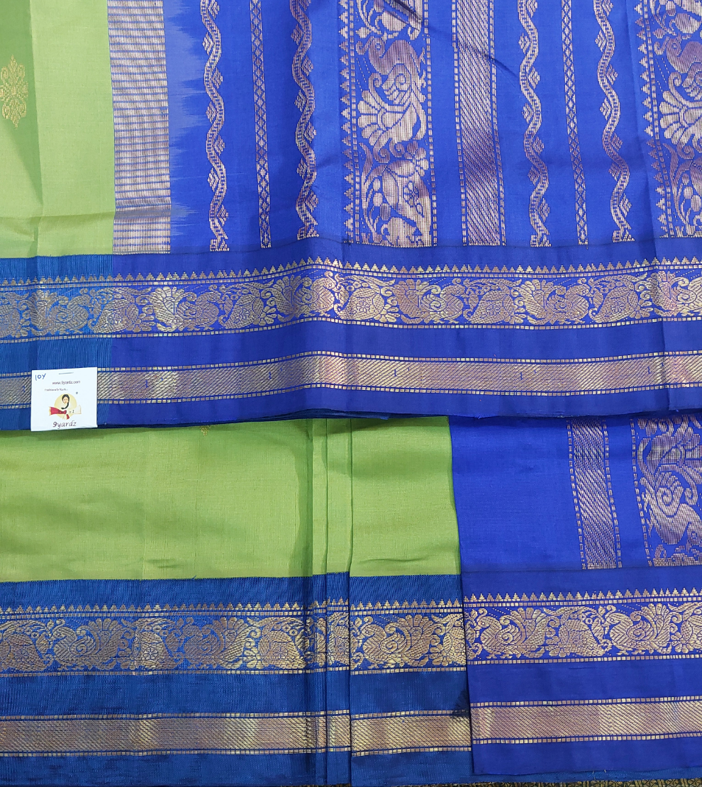 Semi Silk cotton Korvai Madisar