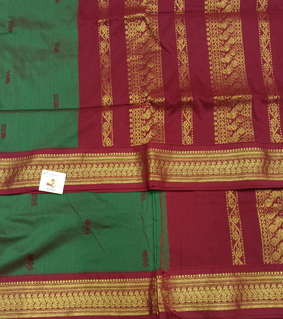 Kalyani Cotton Butta  9.5yardz