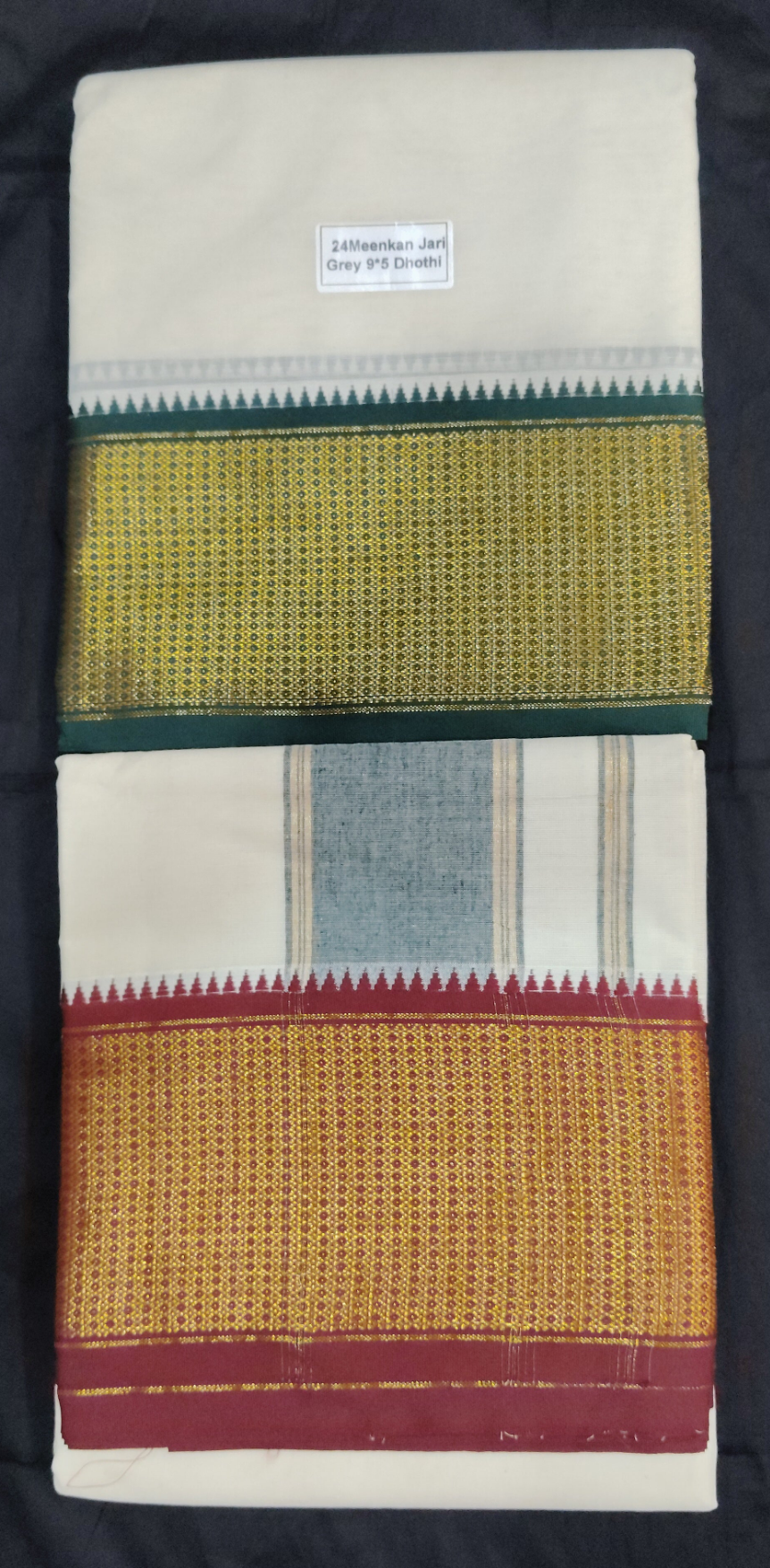 Cotton 24Meenkan Dhothi 9*5