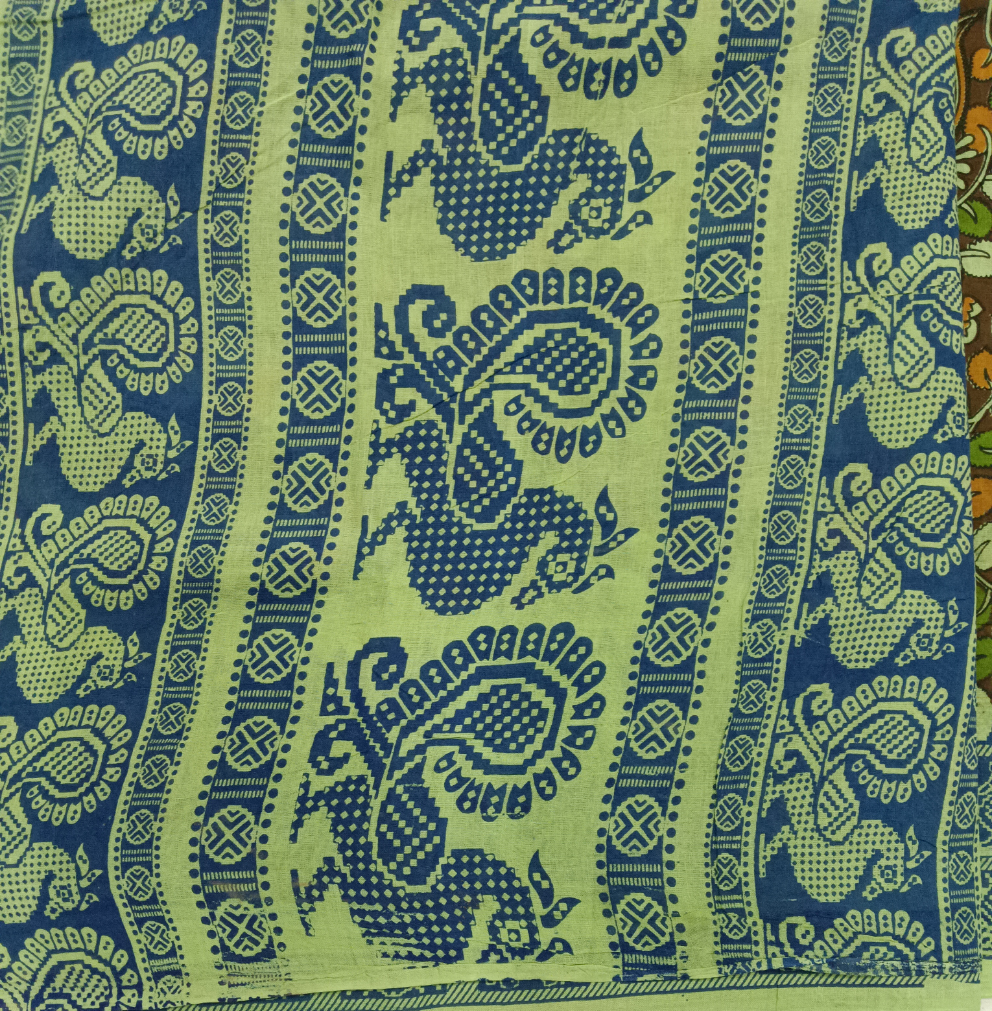 Sungudi cotton 10.5yards 49"