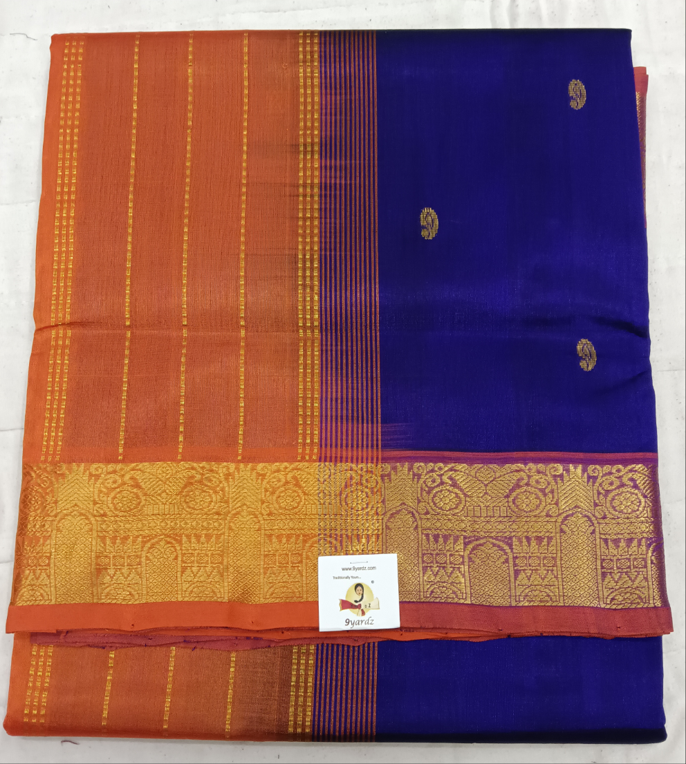 Pure silk cotton with butta