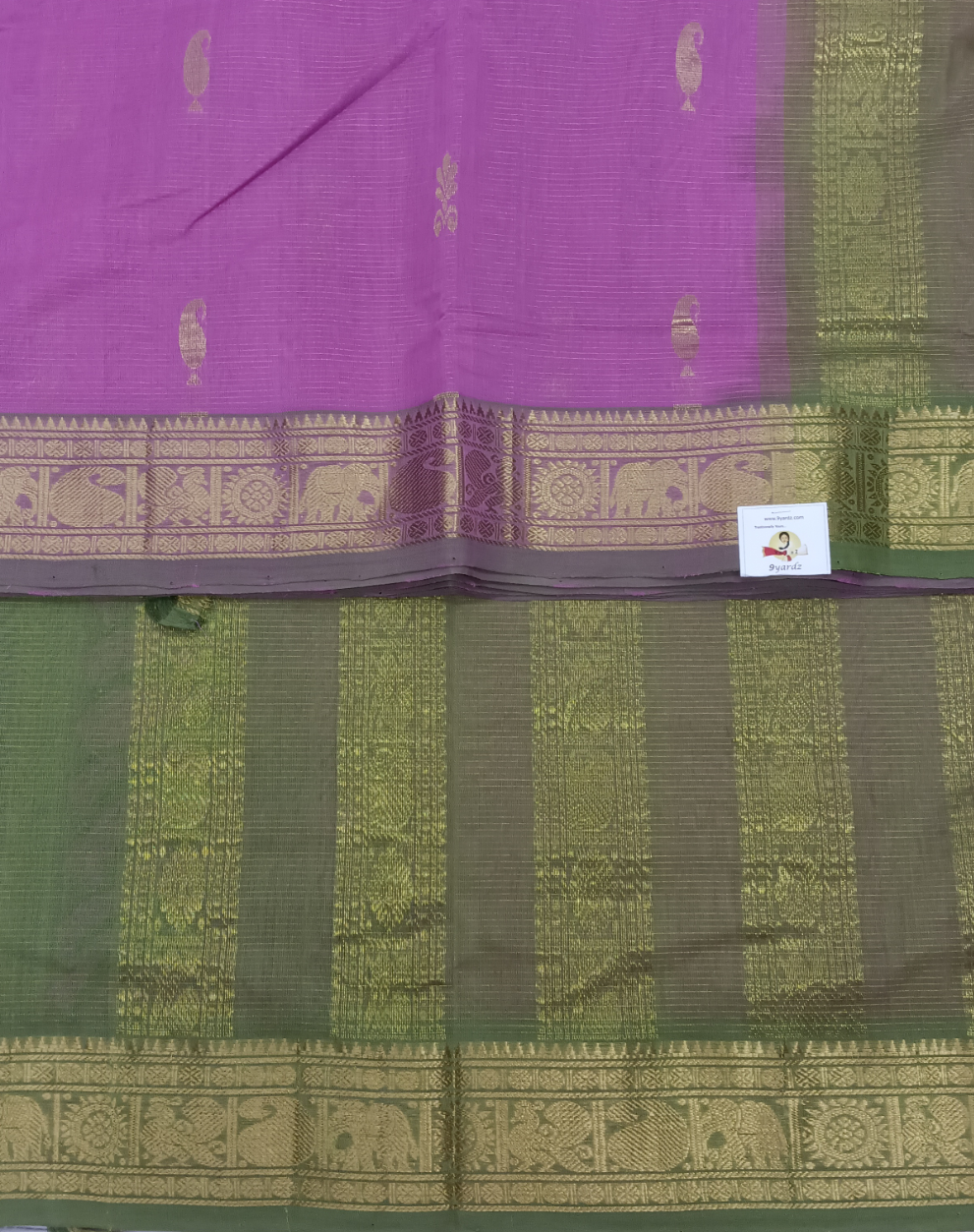 Mercirised/ Semi Gadwal cotton vairaoosi madisar
