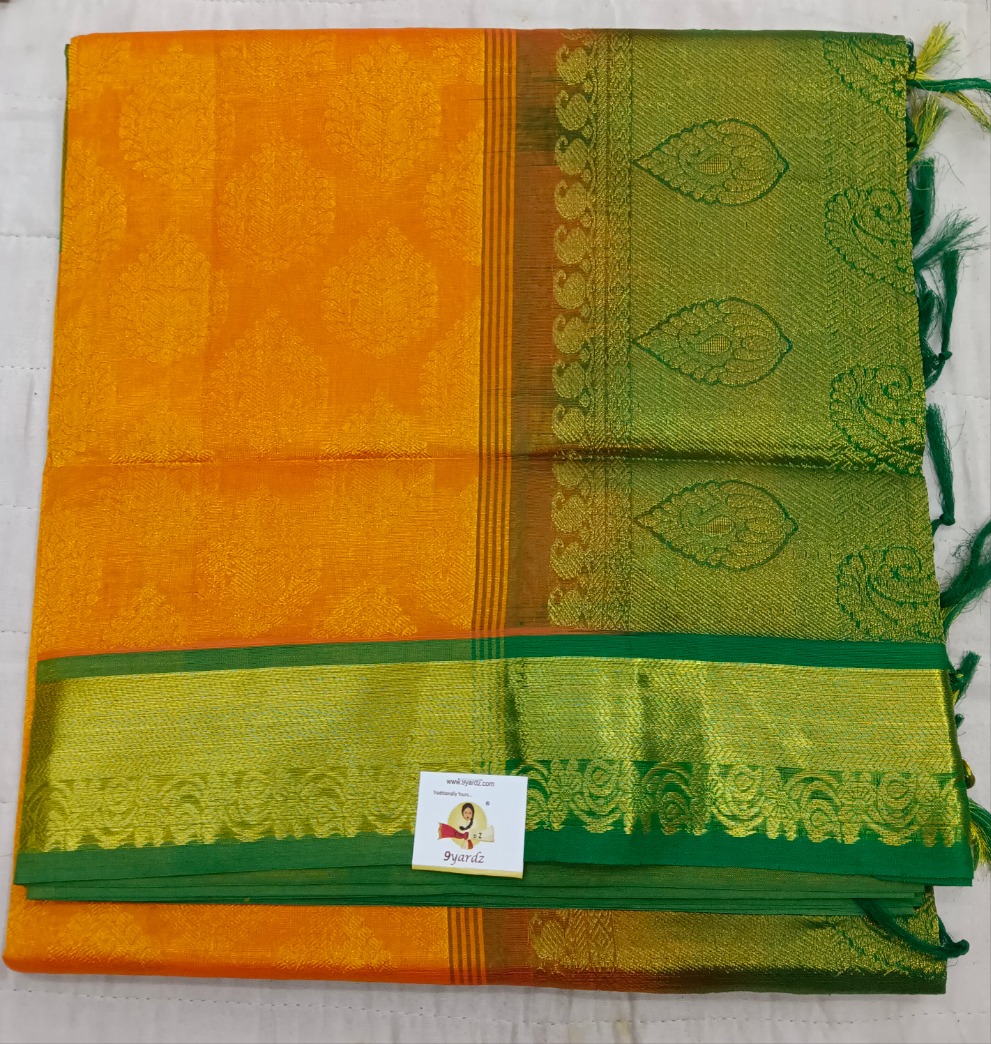 Rich Pallu Silk Cotton 6yardz