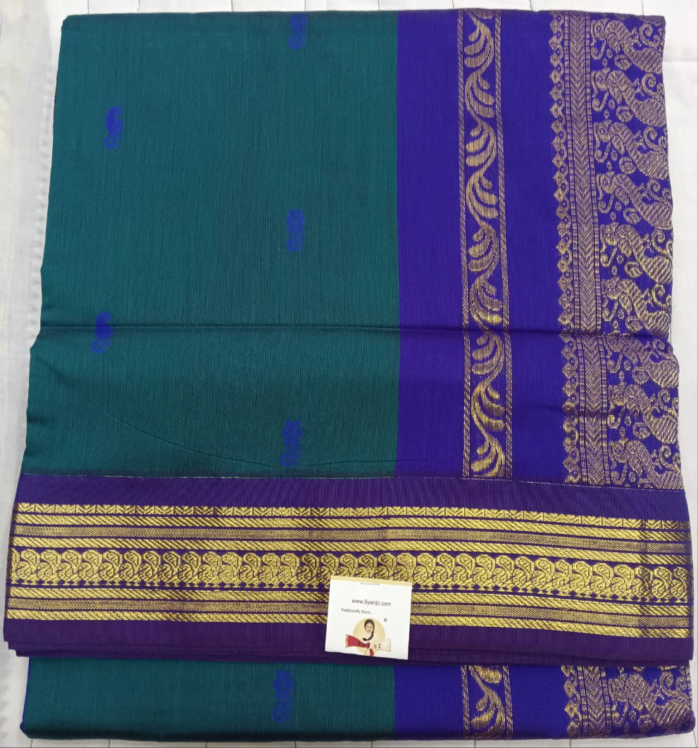 Kalyani Cotton Butta  9.5yards