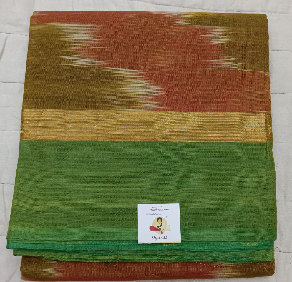 Ikat Cotton sarees 6Yardz