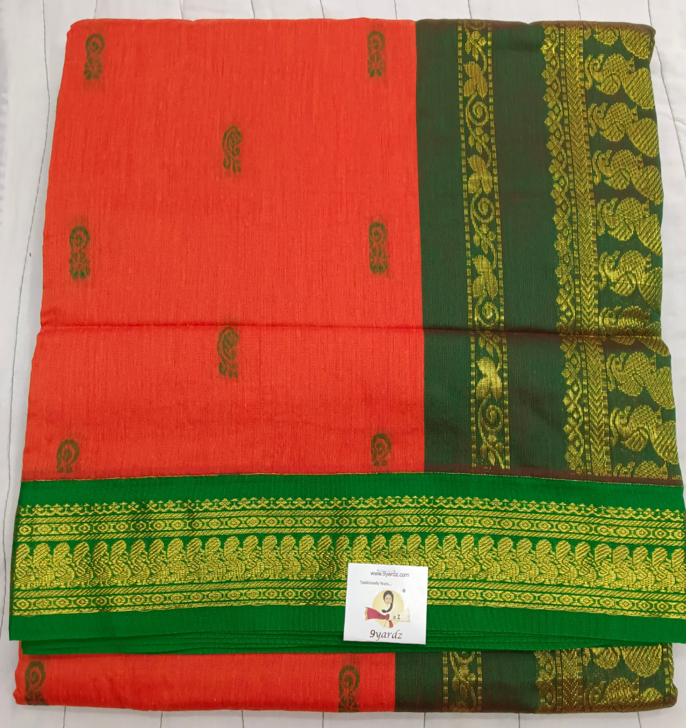 Kalyani Cotton Butta  9.5yards