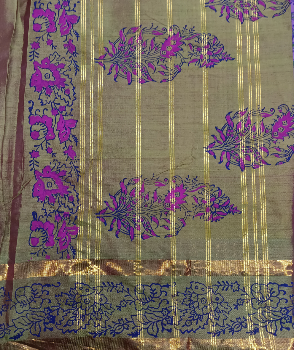 Chinallampattu Printed madisar 10yardz