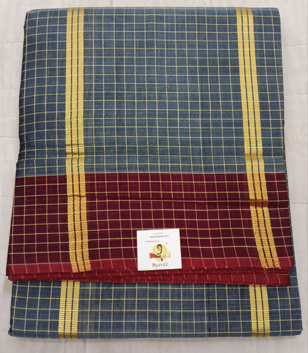 Devendra Small Zari checked  10 .5yards