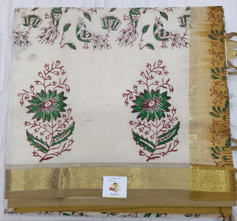Printed Pure silk cotton 6 yards