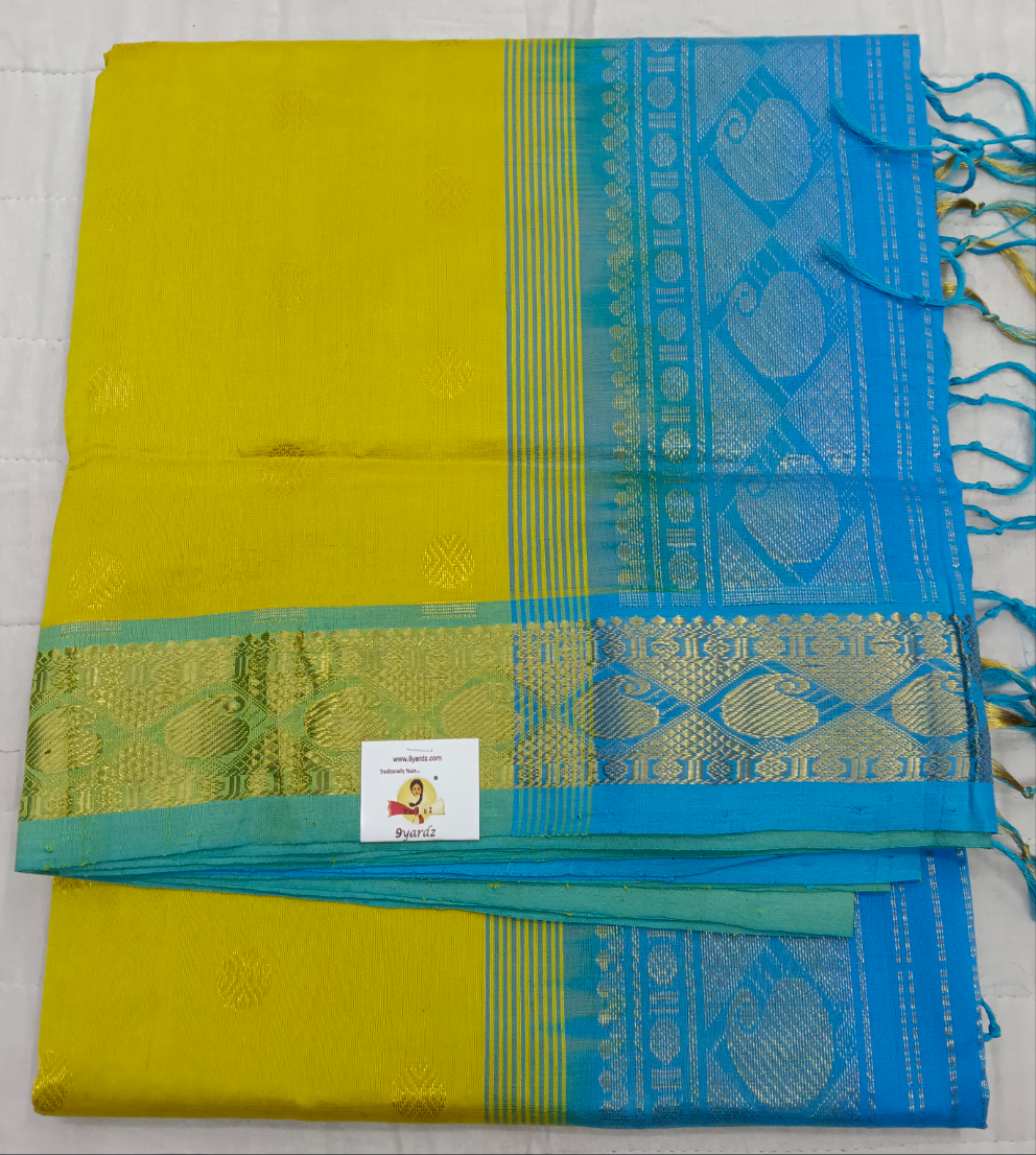 Semi silk cotton 6Yards