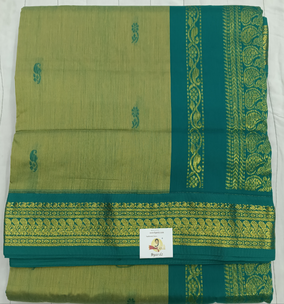 l Kalyani Cotton Butta  9.5yards