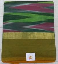 Load image into Gallery viewer, Ikat Cotton sarees 6Yardz