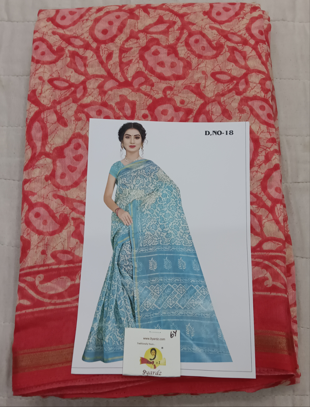 Fancy kora Cotton weightless sarees