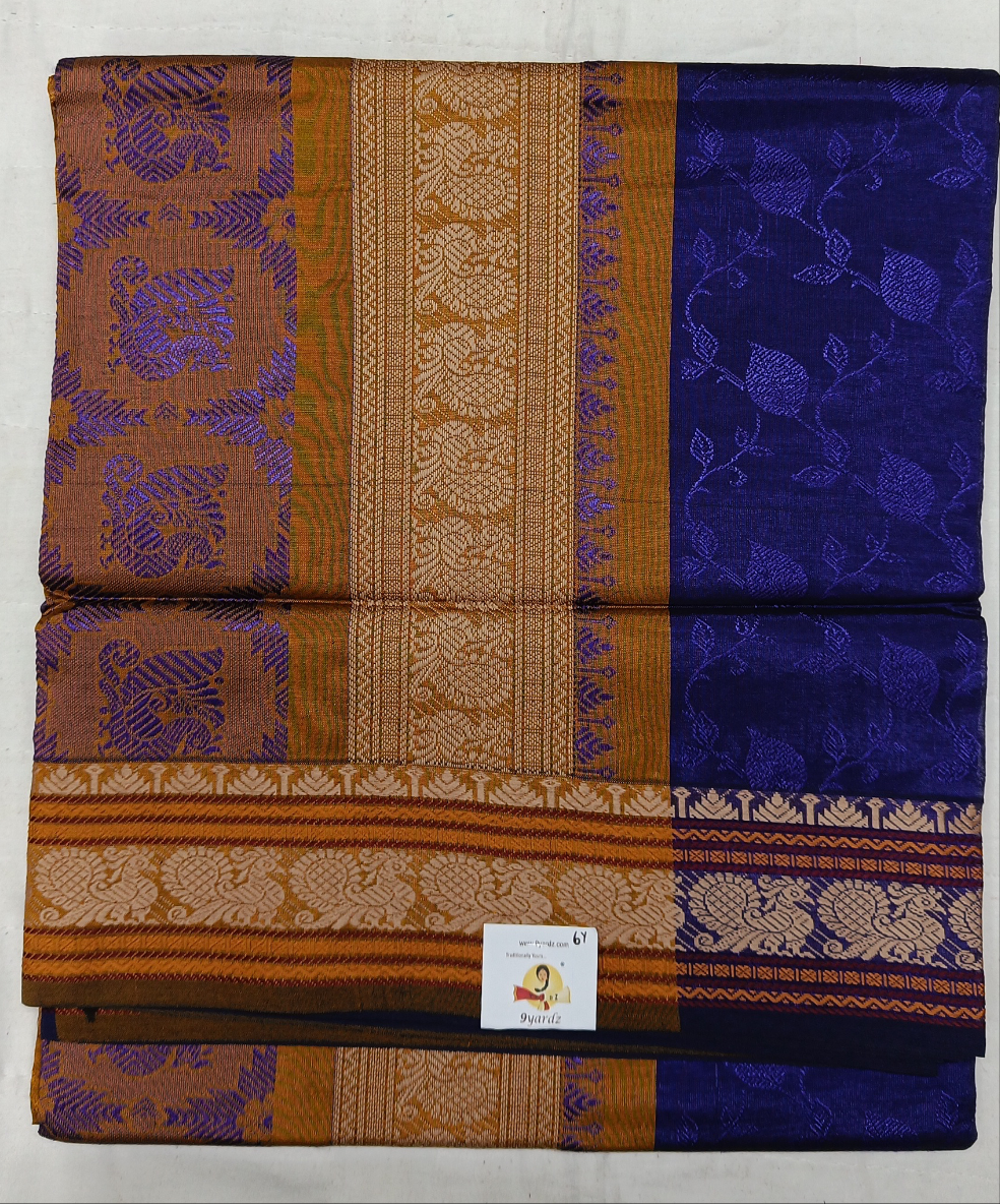 Semi silk embossed 6Yards
