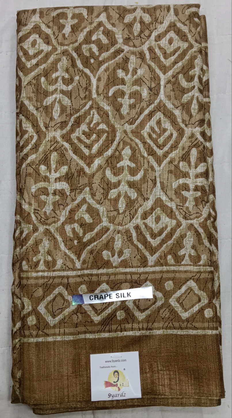 Fancy Semi Grepe weightless sarees