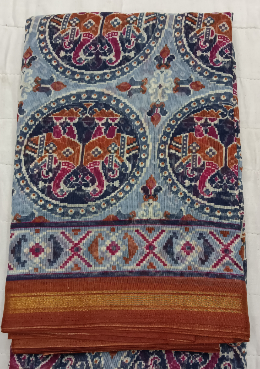 Fancy kora Cotton weightless sarees