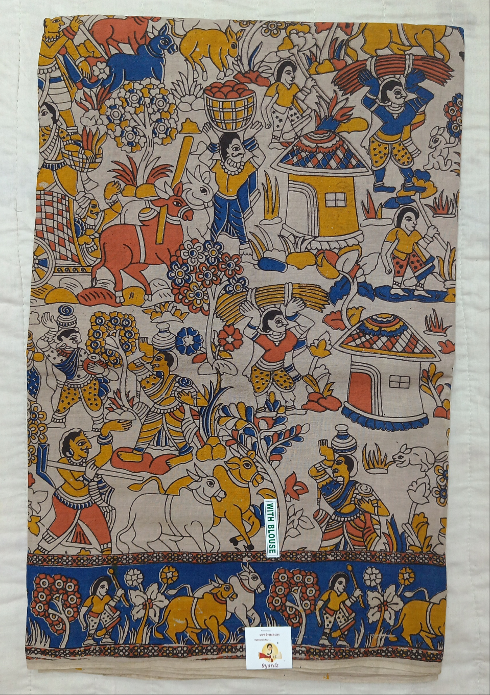 Kalamkari cotton 6yardz