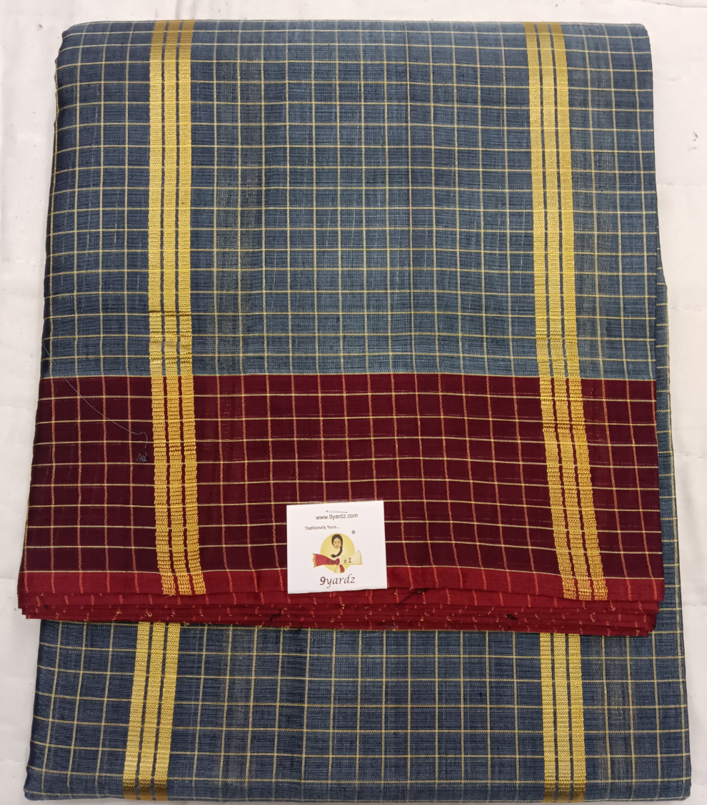 Devendra Small Zari checked  10 yards