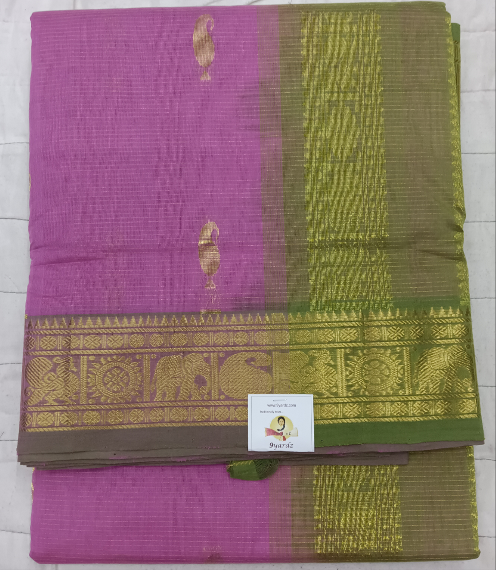 Mercirised/ Semi Gadwal cotton vairaoosi madisar