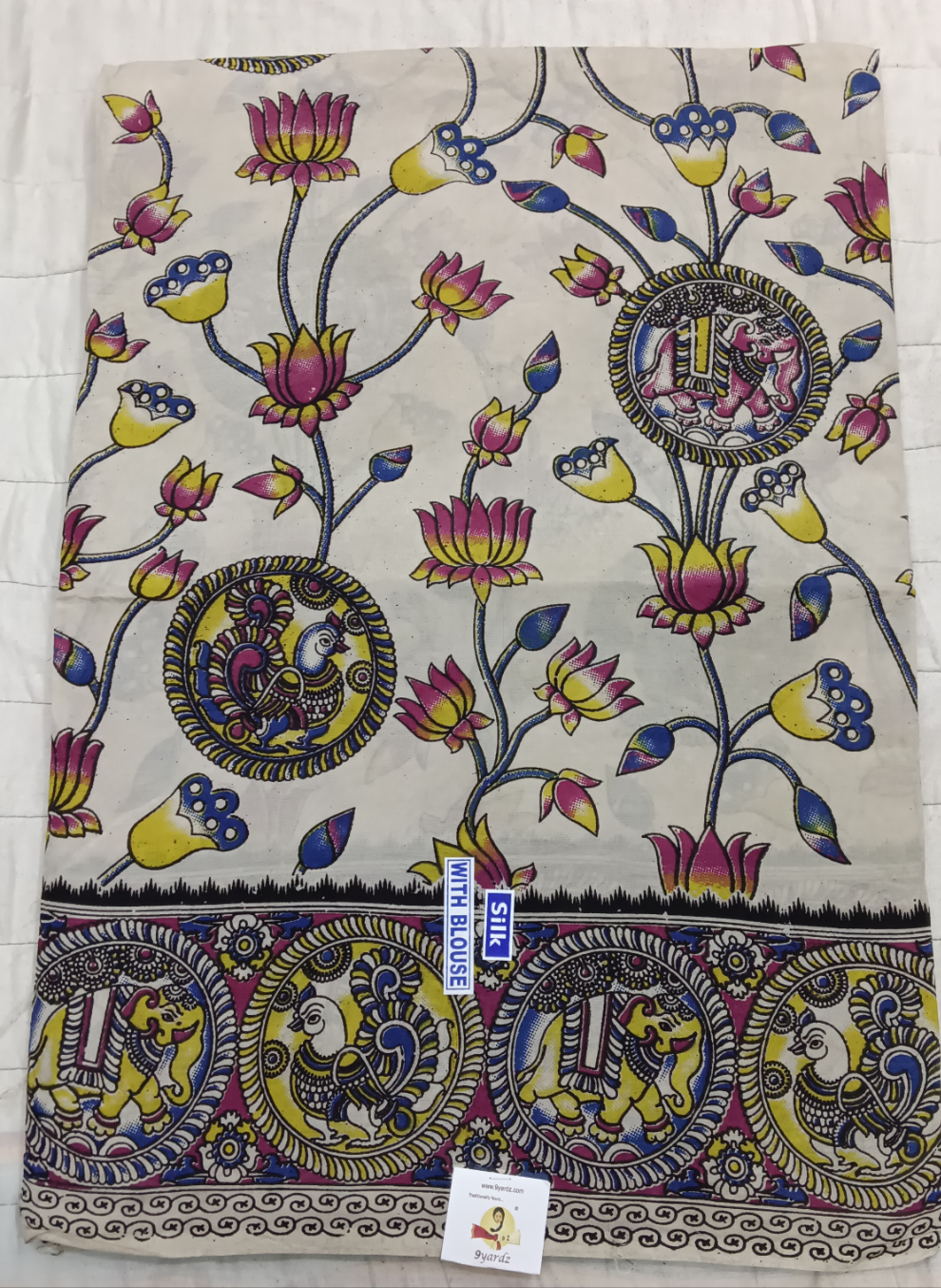 Kalamkari silk 6yardz