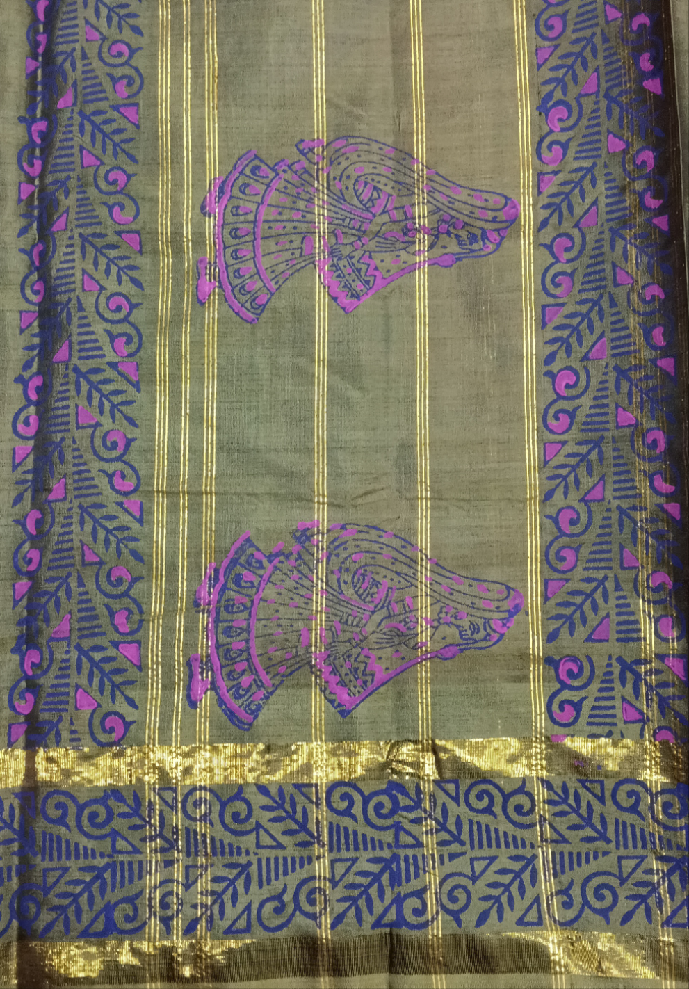 Chinallampattu Printed madisar 10yardz