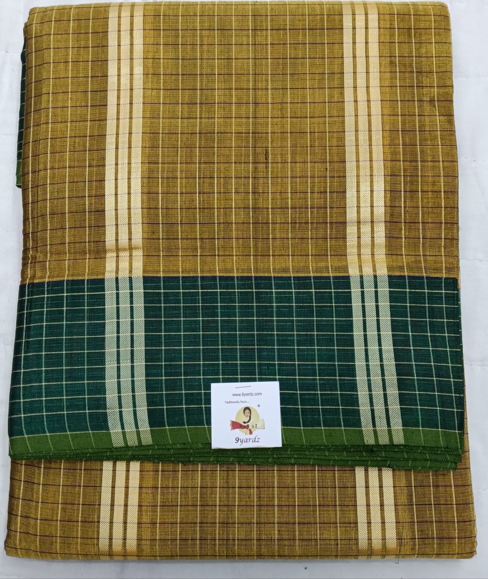 Devendra Small Zari checked  10 .5yards