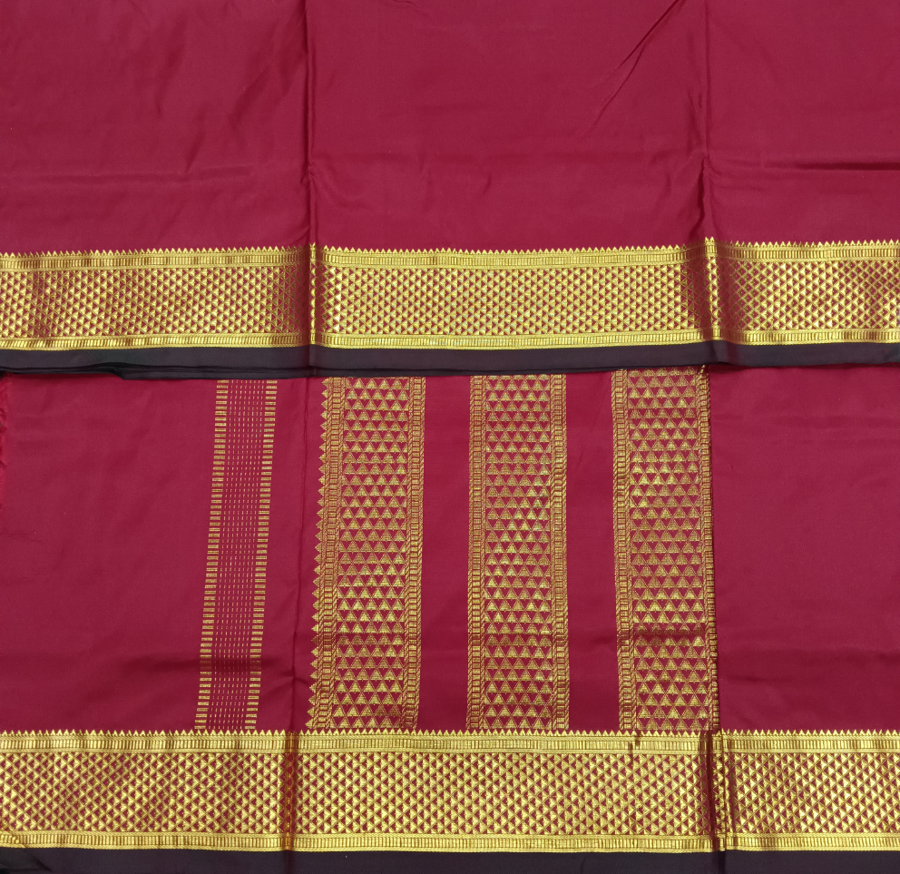 Pure silk10yardz Muhurtham saree