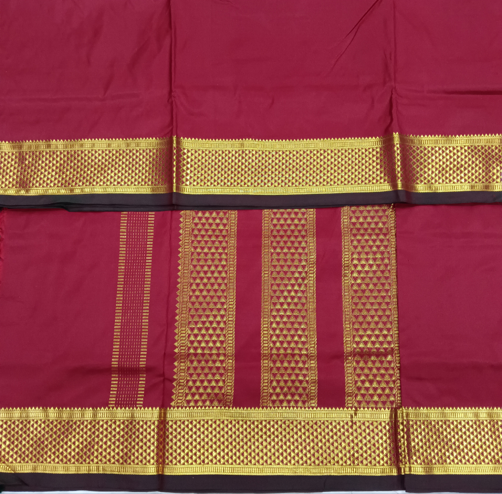 Pure silk10yardz Muhurtham saree